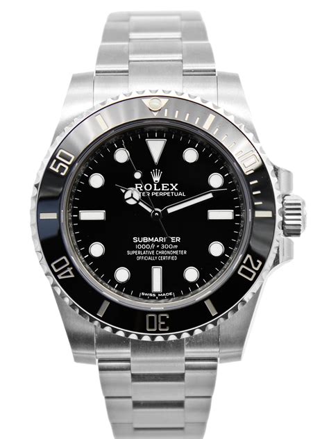 rolex submariner ss black dial|Rolex Submariner 114060 no date.